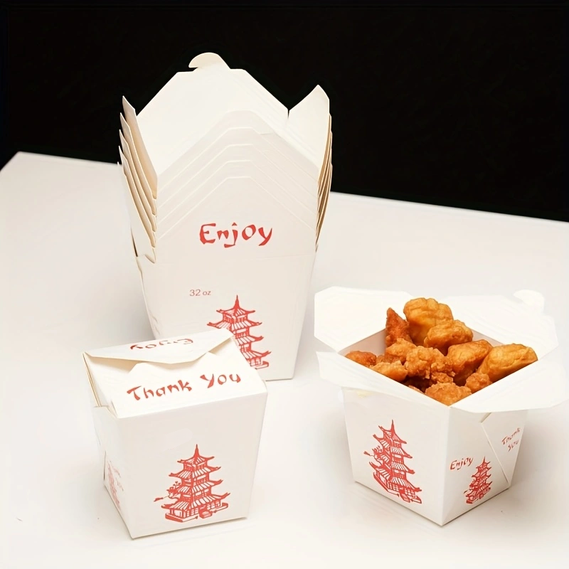 Meal Prep Restaurant - Pagode Chinese afhaalgerechten emmertjes, wegwerp noedelboxen,