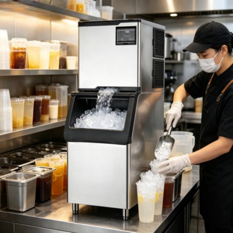 Meal Prep Vending Machine - Industriële ijsblokjesmachine van 1 ton, commerciële
