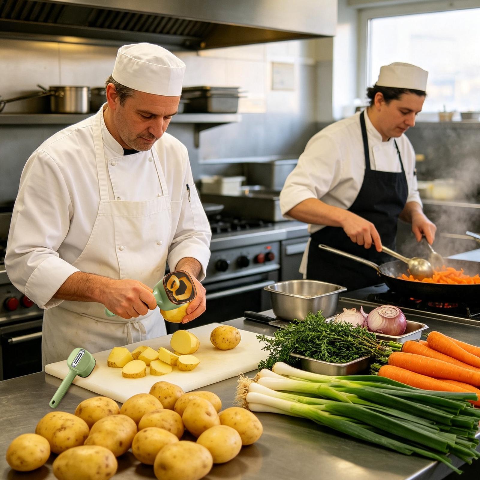 Meal Prep Restaurant - Dunschiller met opvangbak Groentensnijder Schilgereedschap met