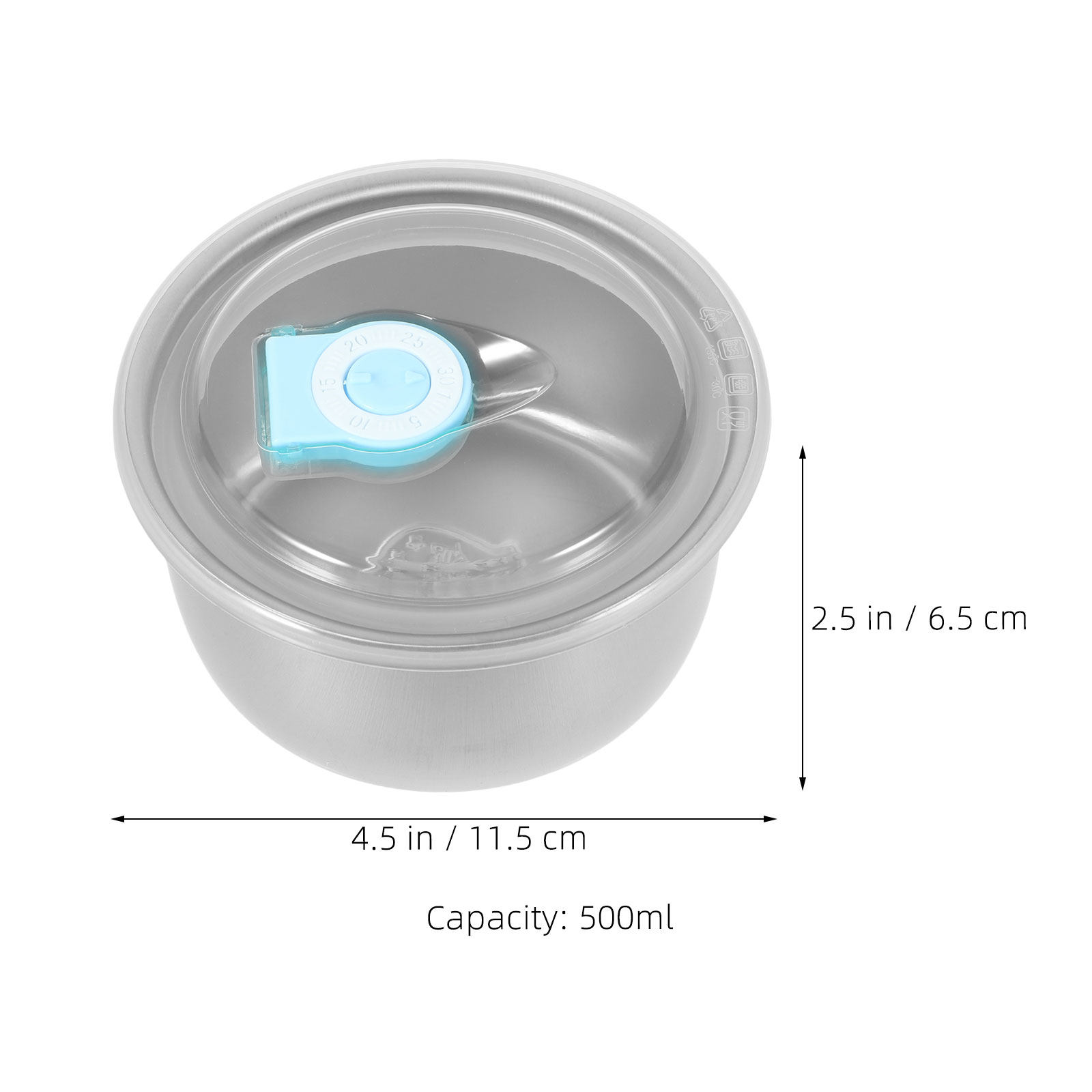 Meal Prep Bowl - 6 Stuks Zelfgemaakte Ijsdoos Roestvrijstalen Ijscontainer