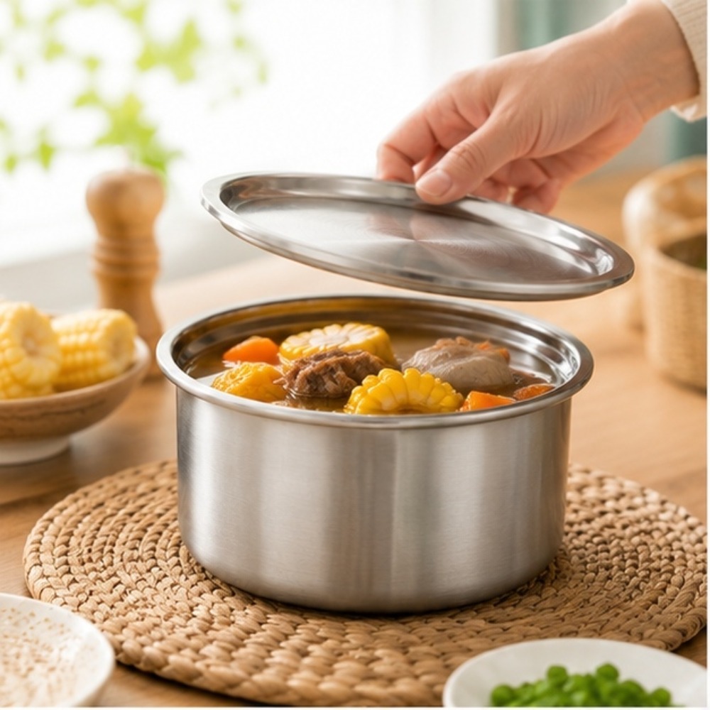Meal Prep Bowl - 304 roestvrijstalen ramekin met deksel, geschikt