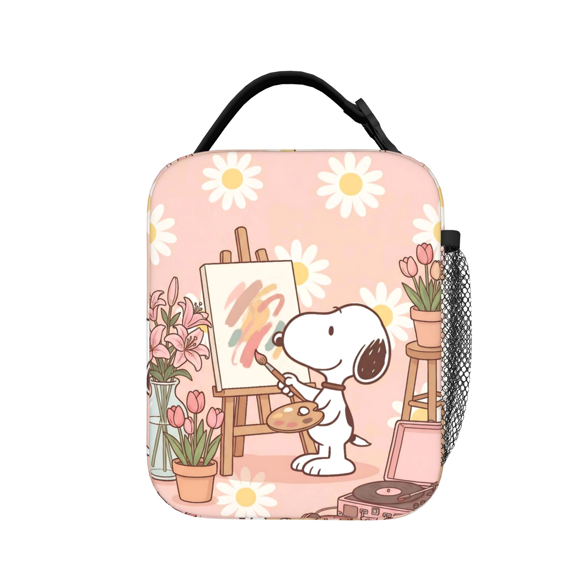 Meal Prep Bag - Tekening Leuke S-Snoopys Geïsoleerde Lunchtas Draagbare