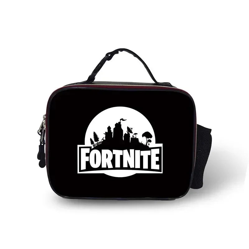 Meal Prep Bag - Game Fortnite Leren thermisch geïsoleerde lunchtas