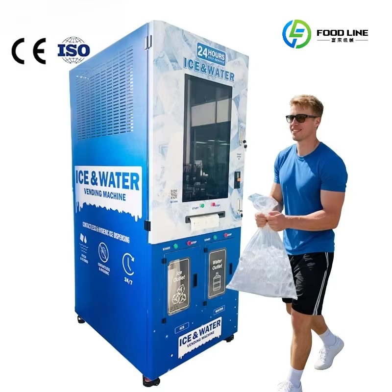Meal Prep Vending Machine - Commerciële volautomatische ijsblokjesautomaat met verpakt gezuiverd