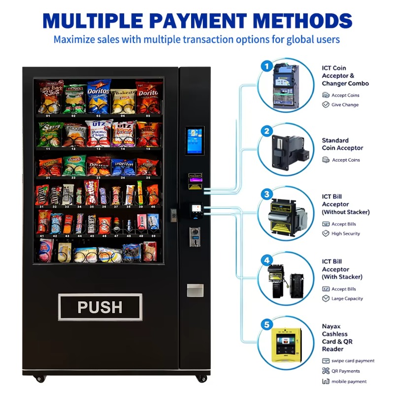 Meal Prep Vending Machine - Slimme automatische verkoopautomaat voor snacks en