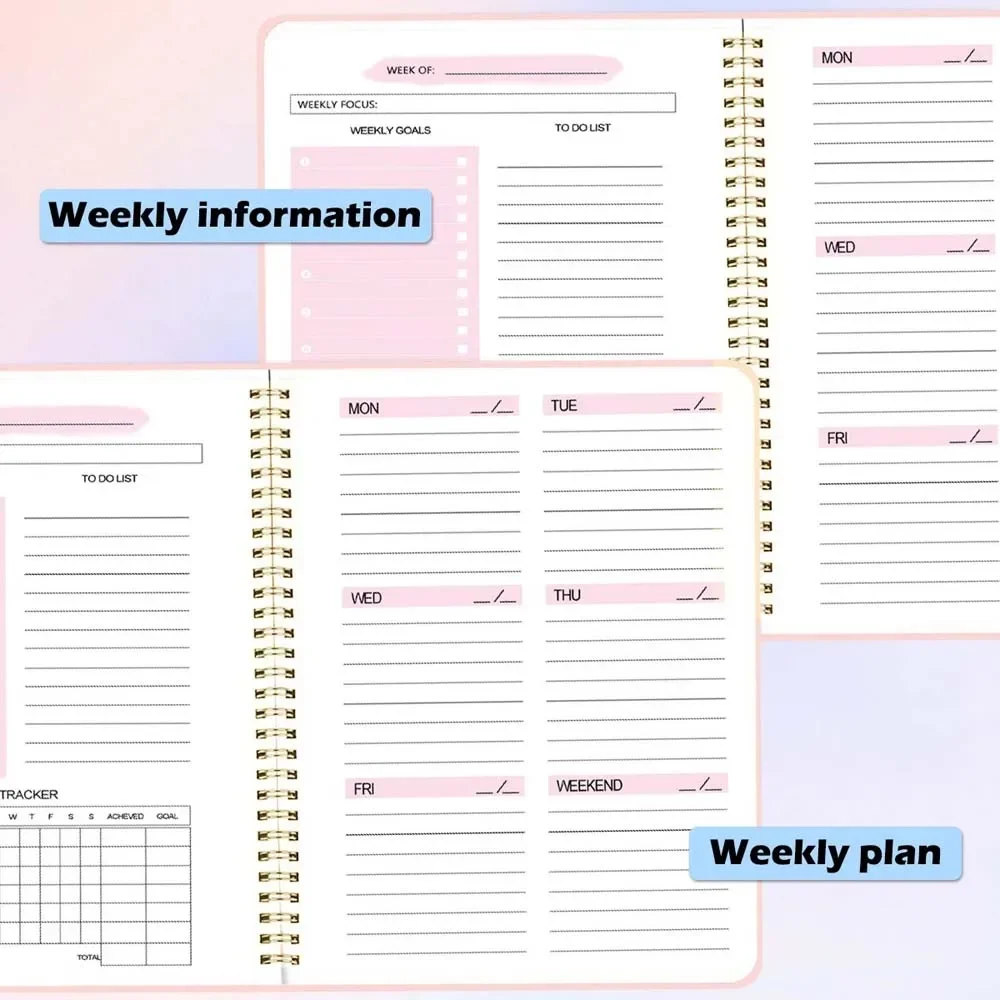 A5 Weekplanner met spiraal, da - Meal Plan Notepad recensie en prijs
