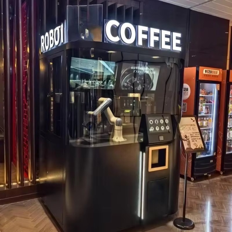 Koffiemachine met robotbarista - Meal Prep Vending Machine recensie en prijs