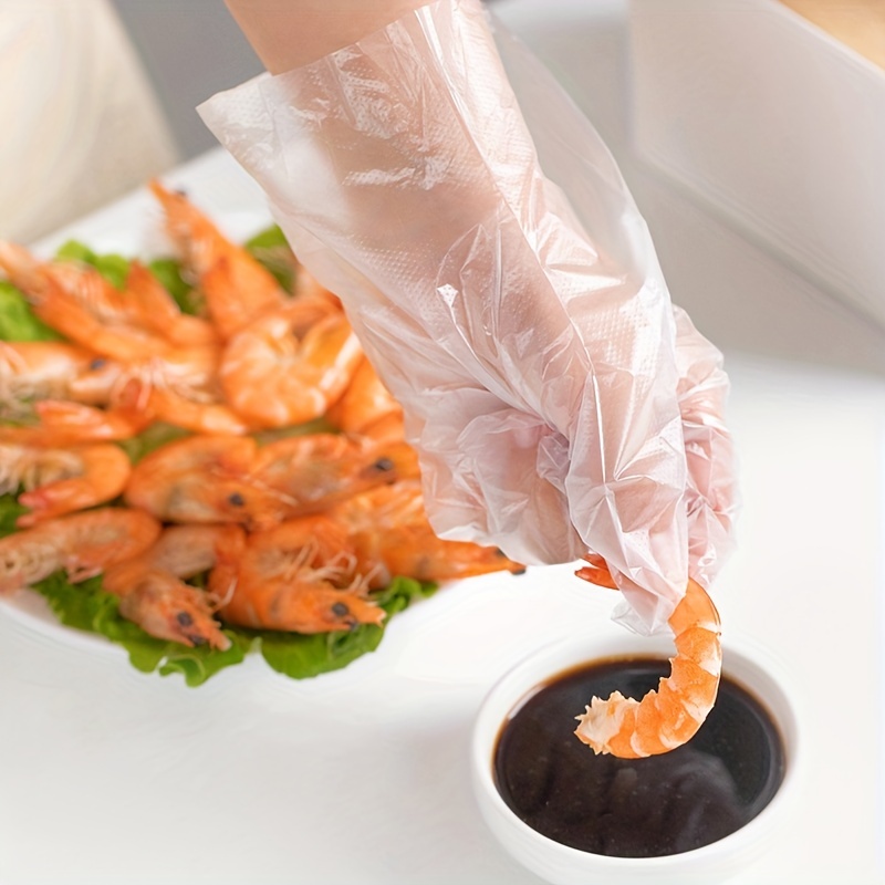 100 stuks plastic wegwerphands - Meal Prep Restaurant recensie en prijs