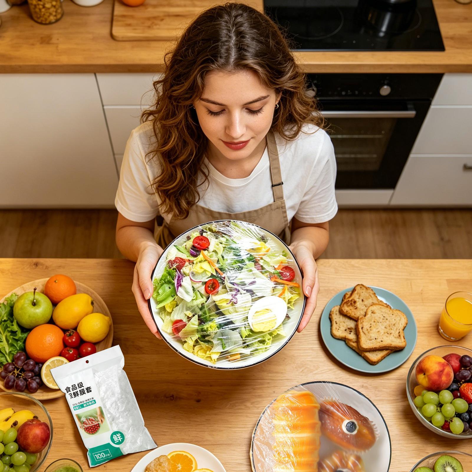 100 stuks PE luchtdichte herbr - Meal Prep Wraps recensie en prijs