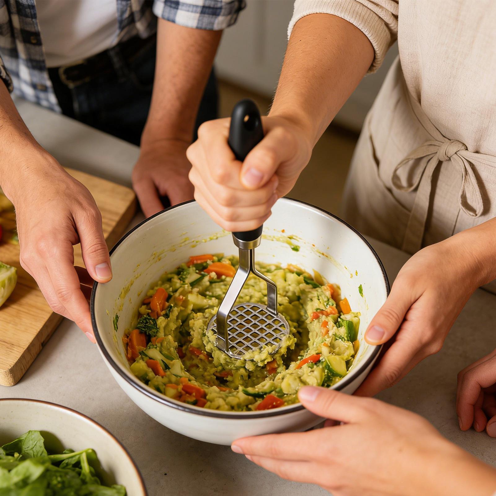 Aardappelstamper, handmatige g - Meal Prep Restaurant recensie en prijs