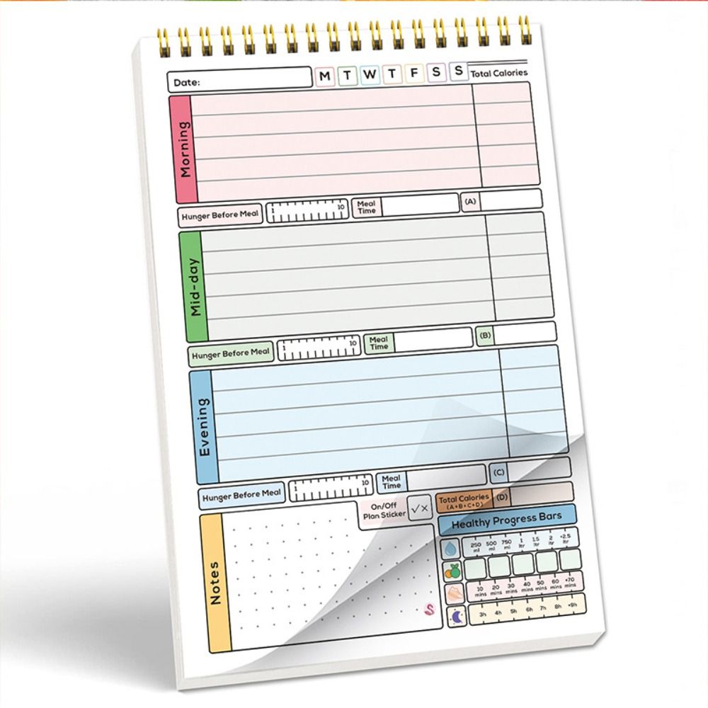 Nieuwe A5 Dagelijkse Caloriete - Meal Plan Notepad recensie en prijs