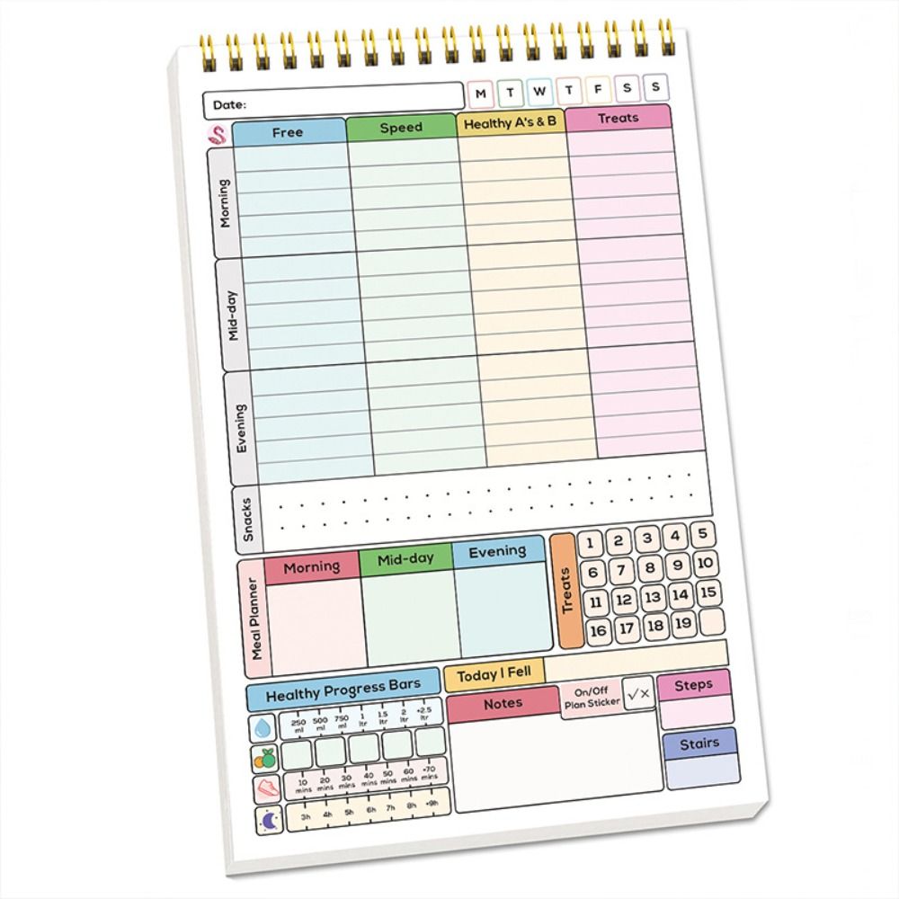 Nieuwe A5 Dagelijkse Caloriete - Meal Plan Notepad recensie en prijs