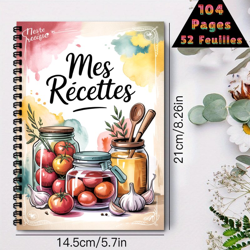 A5 Frans speciaal receptenboek - Meal Plan Notepad recensie en prijs