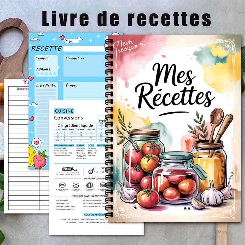 A5 Frans speciaal receptenboek - Meal Plan Notepad recensie en prijs