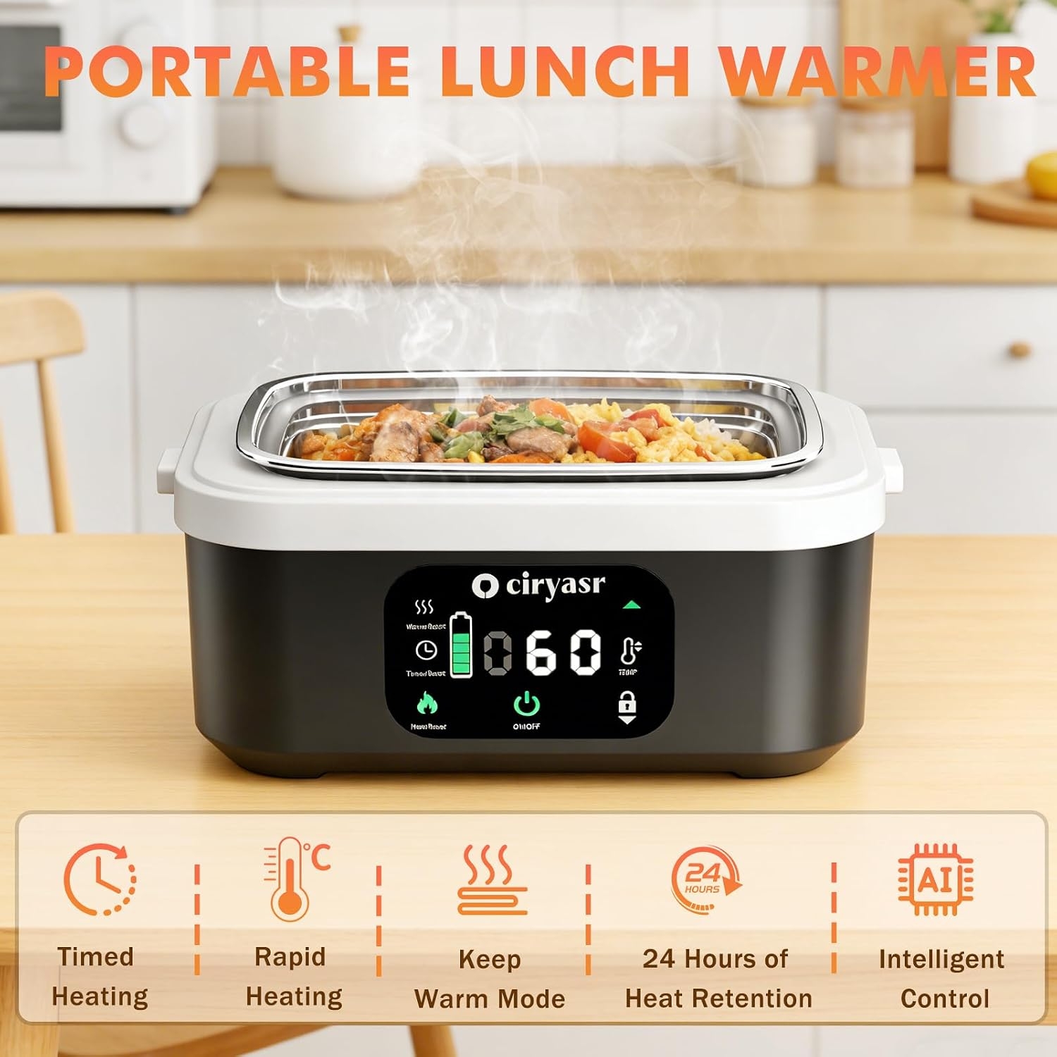 Krachtige elektrische lunchbox - Meal Prep Bag recensie en prijs