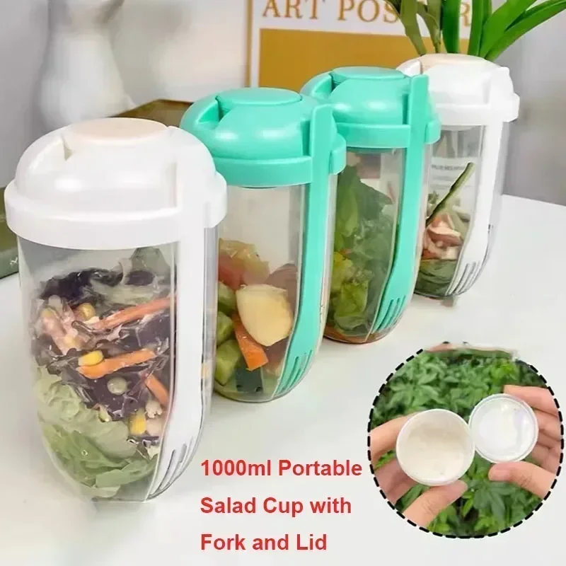 Draagbare saladekom met deksel - Meal Prep Bowl recensie en prijs
