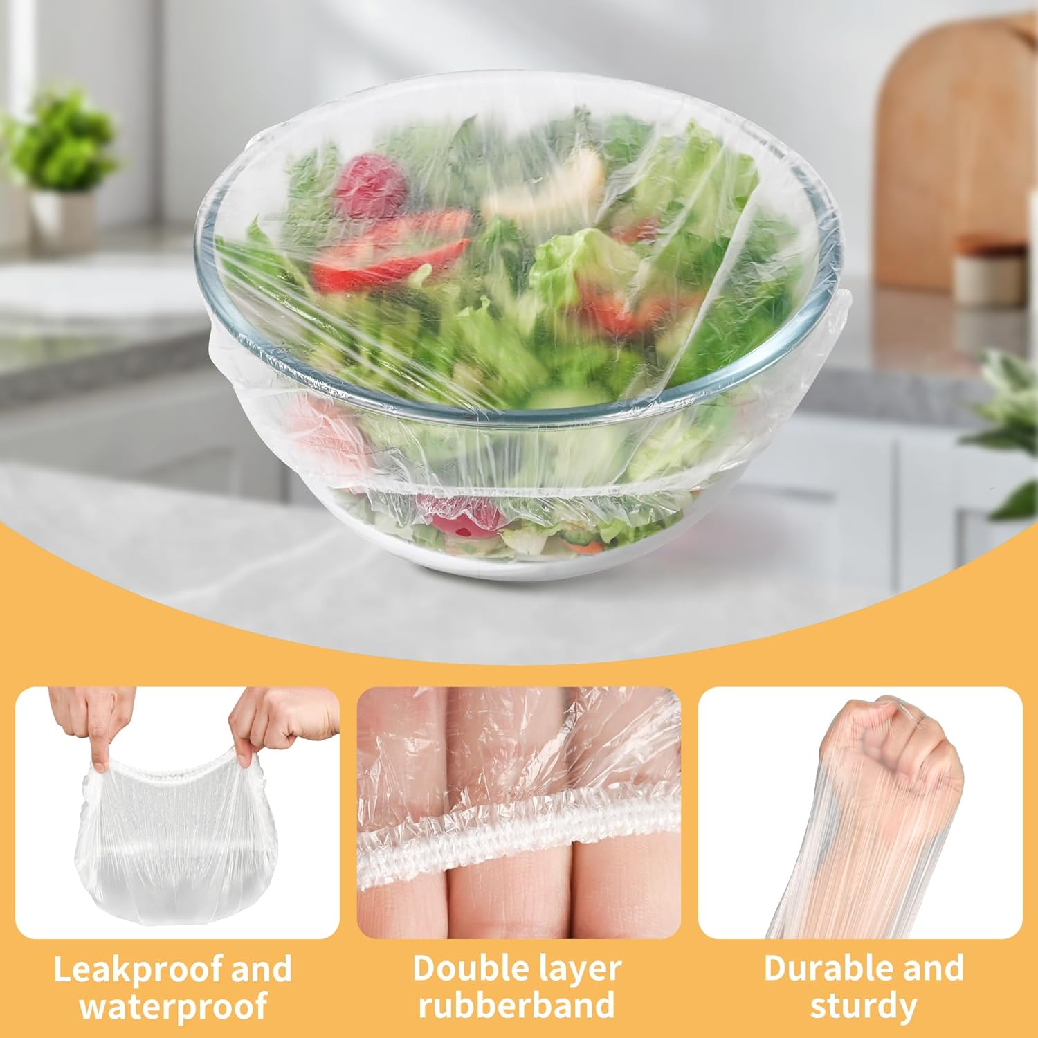 100 Grote Elastische Herbruikb - Meal Prep Wraps recensie en prijs