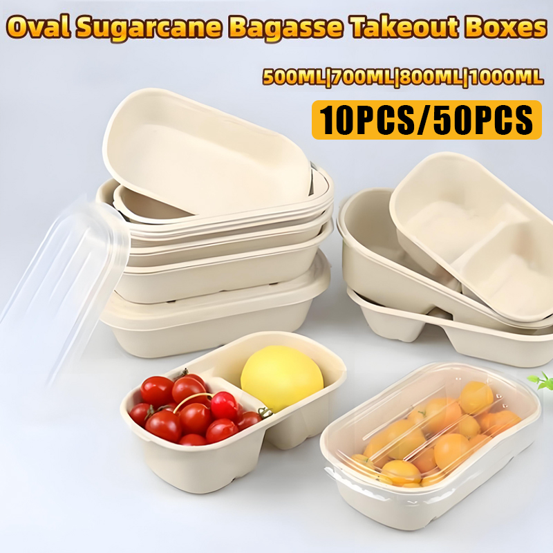10/50PCS Wegwerp Afhaaldozen L - Meal Prep Bowl recensie en prijs