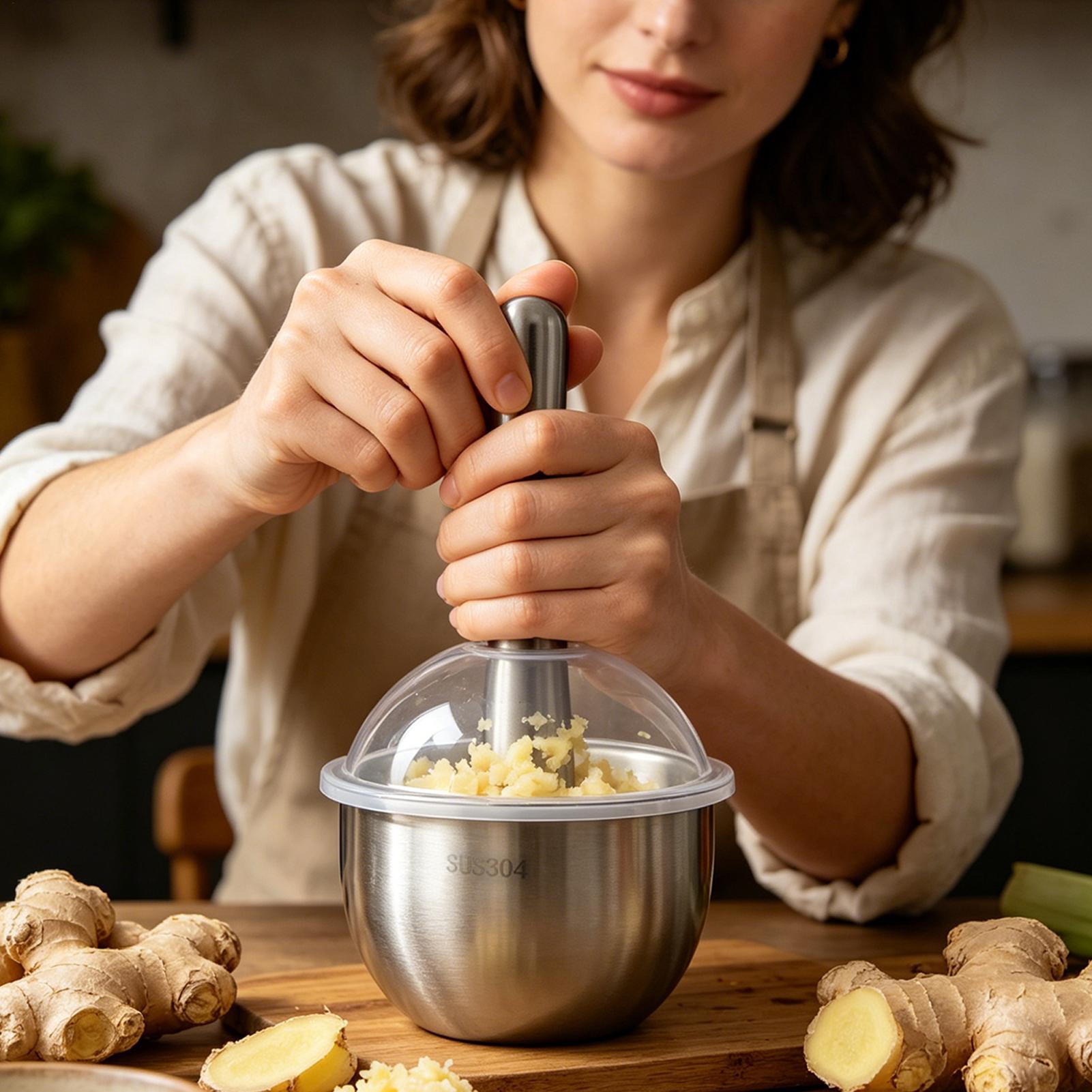 Knoflookpers, handmatige voeds - Meal Prep Restaurant recensie en prijs