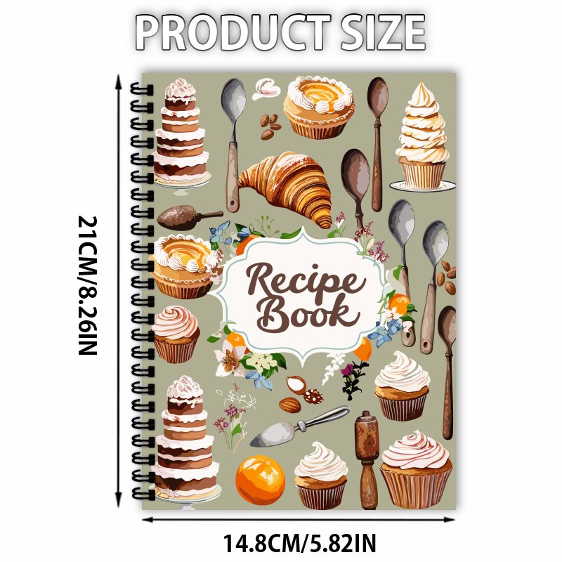 Esthetisch recepten-spiraalnot - Meal Plan Notepad recensie en prijs
