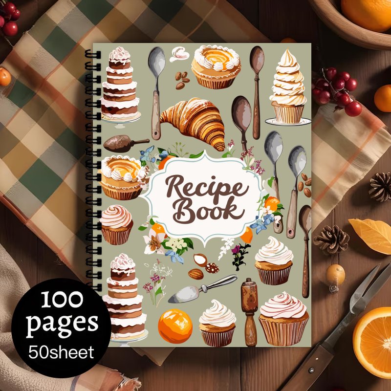 Esthetisch recepten-spiraalnot - Meal Plan Notepad recensie en prijs