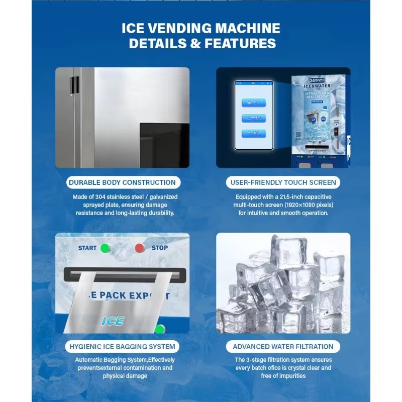 Commerciële volautomatische ij - Meal Prep Vending Machine recensie en prijs