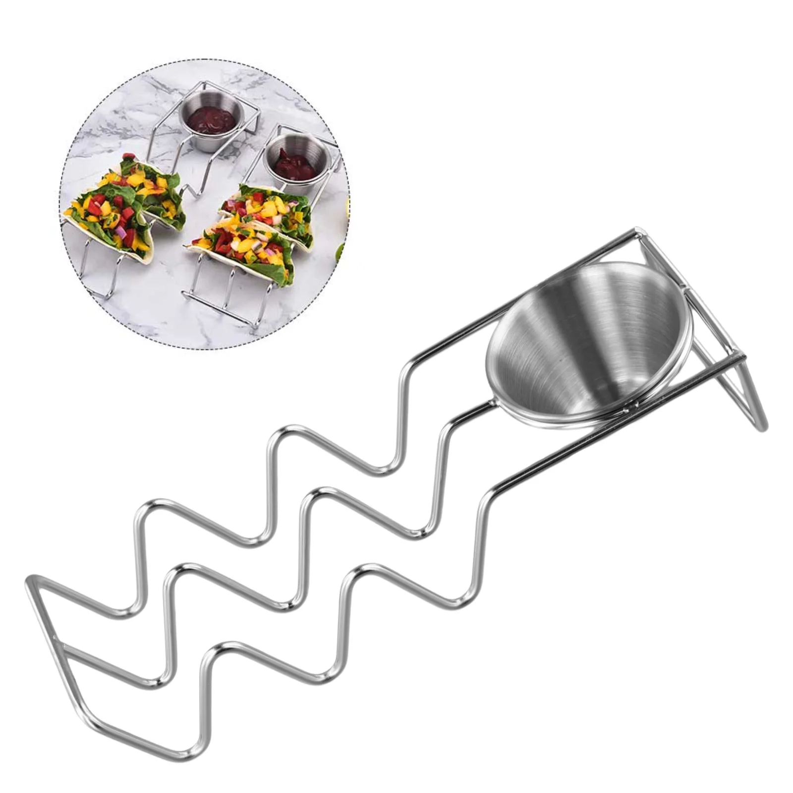 Set van 4 taco-houders van roe - Meal Prep Wraps recensie en prijs
