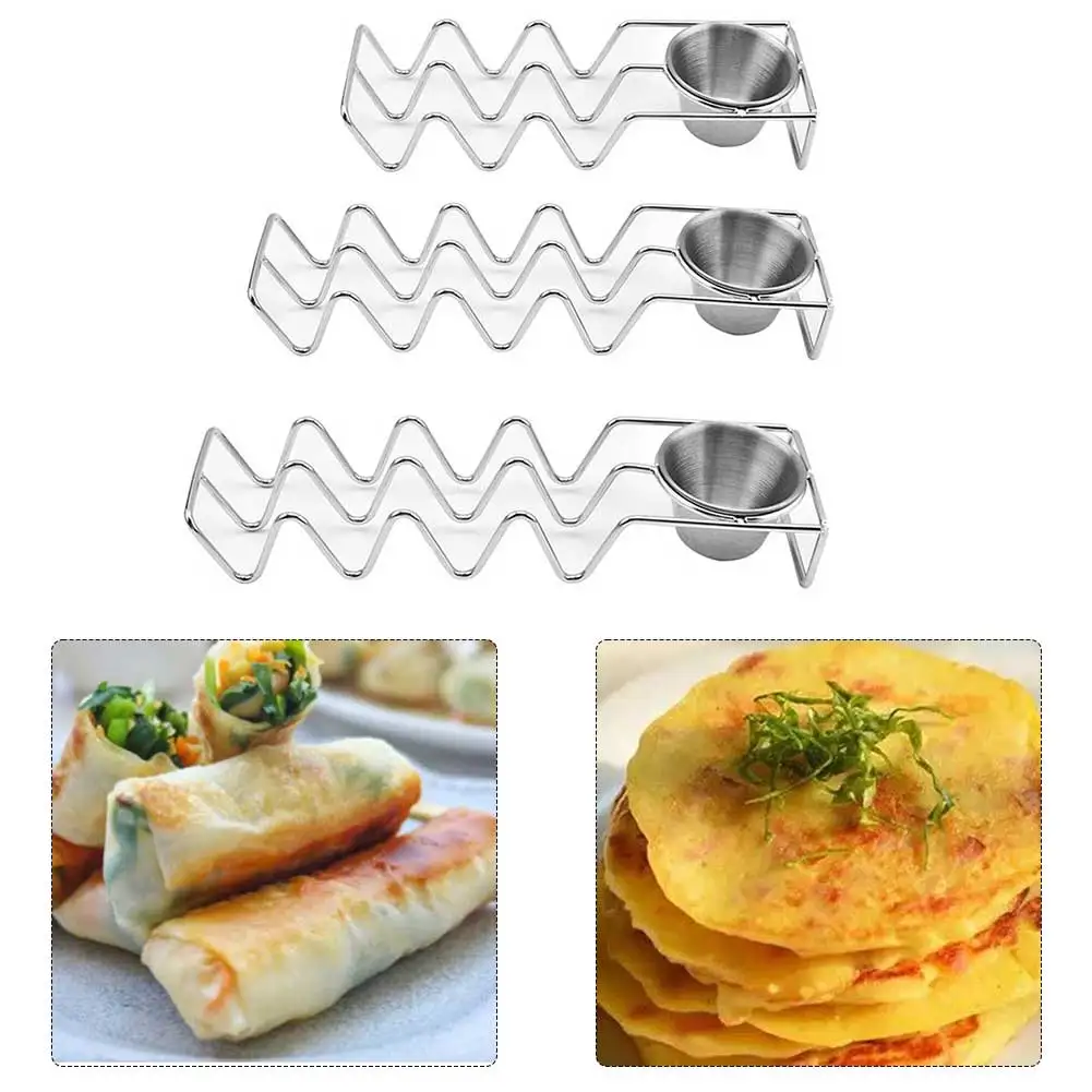 Set van 4 taco-houders van roe - Meal Prep Wraps recensie en prijs